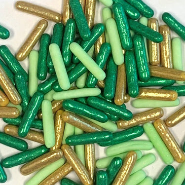 St Patrick's Day Rod Sprinkles Mix - Cool Mom Sprinkles